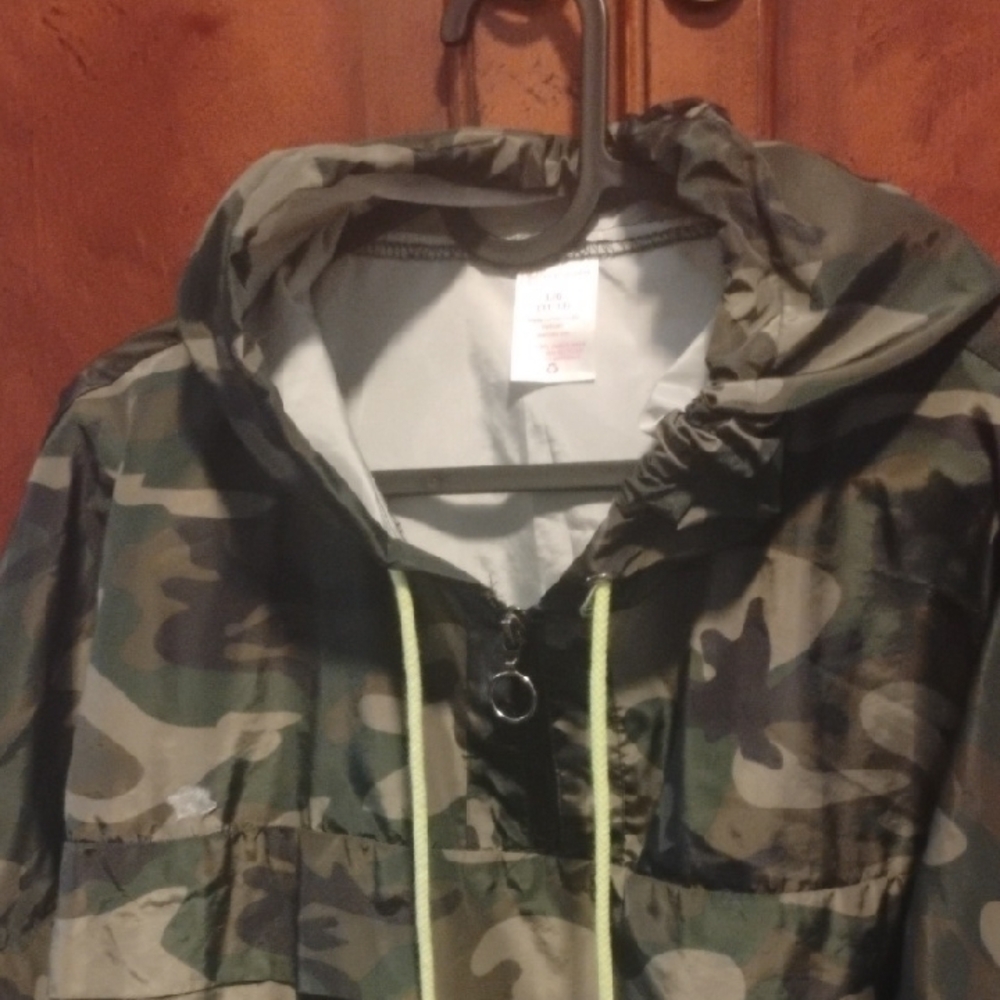 No Boundaries Camouflage Jacket with Hood